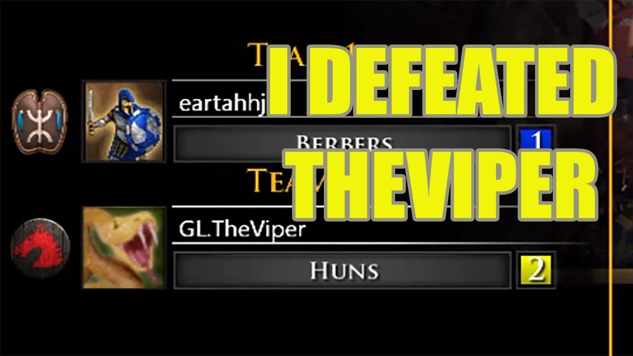 I Won Against @TheViperAOE in a 1v1 on Arabia Map