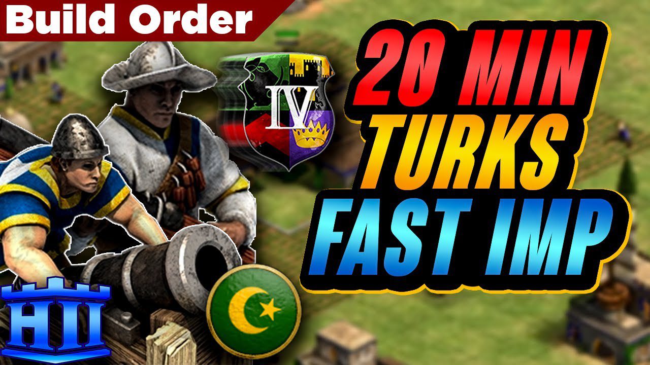 *IMP BY 20 MINUTES* Turks Fast Imperial Age Build Order Tutorial | AoE2