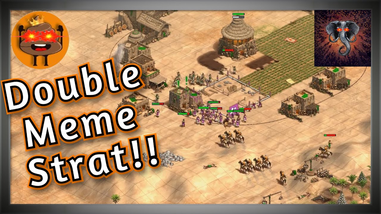 Insane Double Meme Strat with Pooplord! AOE2