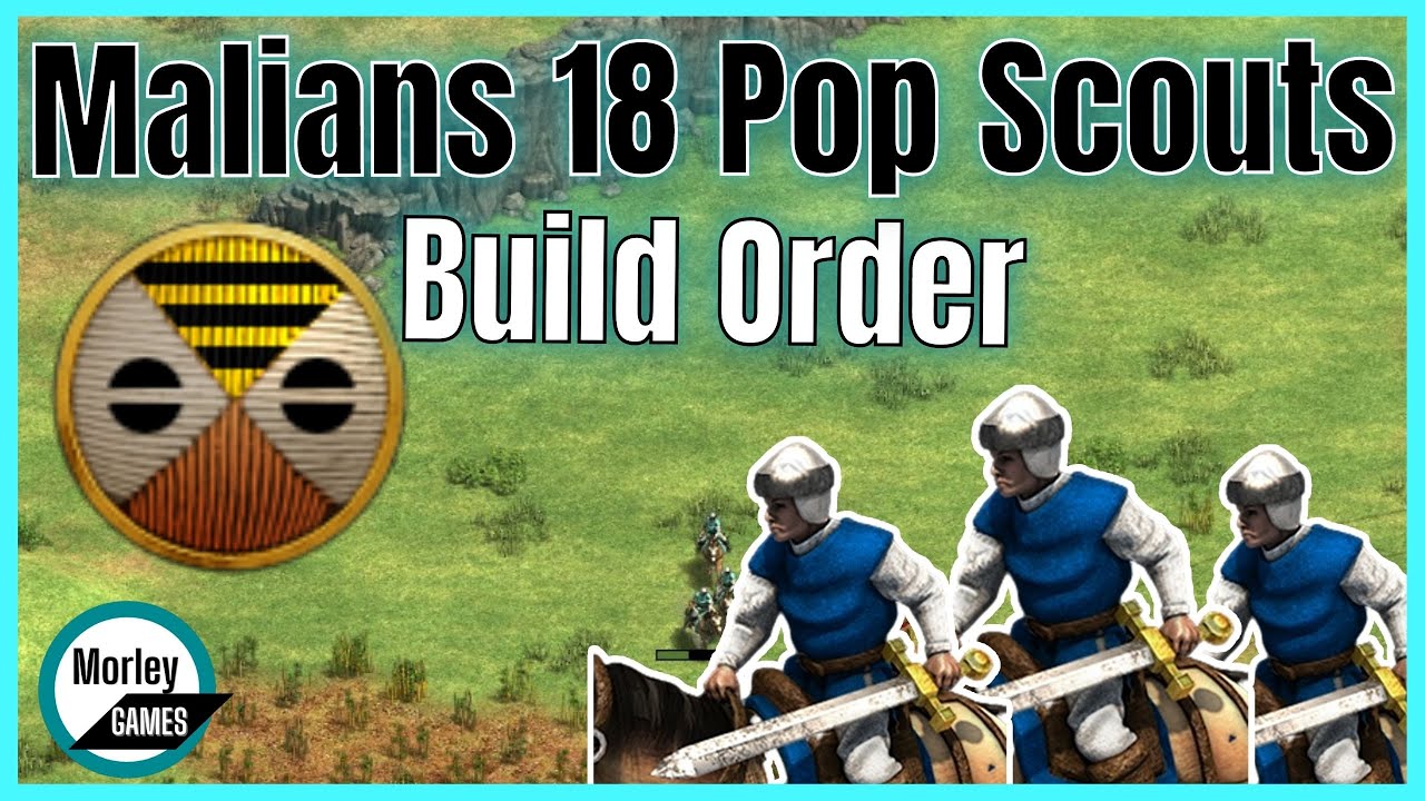 MALIANS 18 pop Scout Rush | AOE2 Build Order