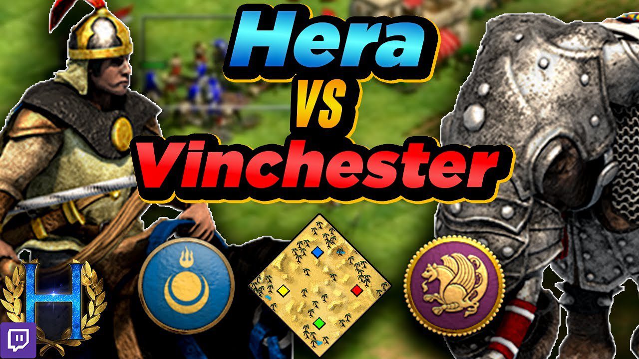 Mongols vs Persians 1v1 Arabia | vs Vinchester | AoE2