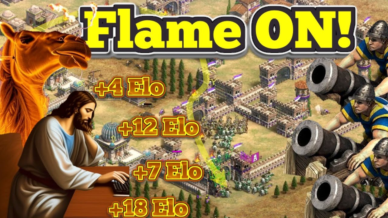 New Land Wall Strategy on Michi: Elo Christ! Flaming Camels + Bombards Flame ON!