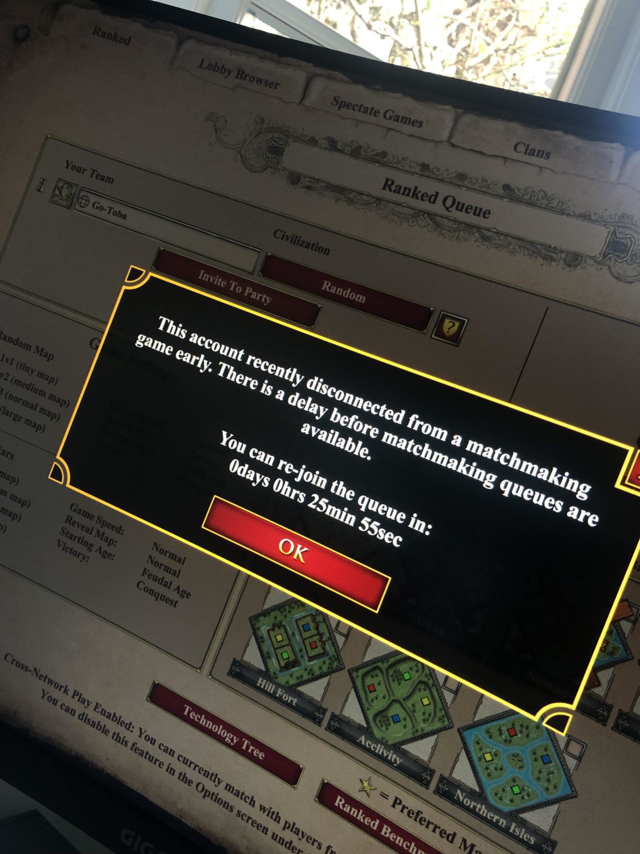 Nobody Enjoys Waiting in a Thirty-Minute Queue Due to a Pre-Game Crash Resulting in Elo Loss Nobody Enjoys Waiting in a Thirty-Minute Queue Due to a Pre-Game Crash Resulting in Elo Loss