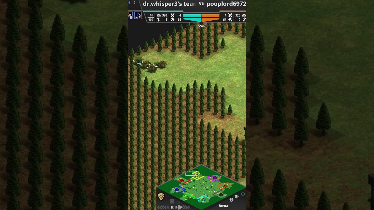 Rarest Arena Map Generation: AOE2