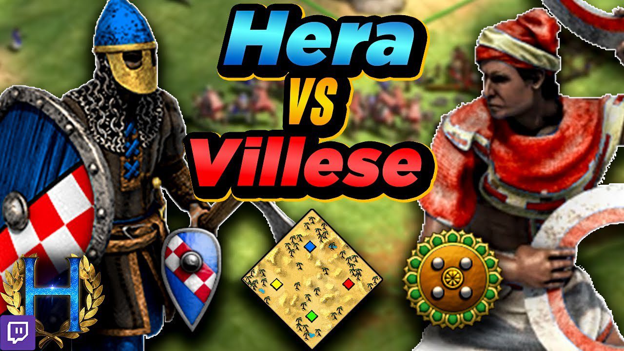 Sicilians vs Gurjaras | 1v1 Arabia | vs Villese | AoE2