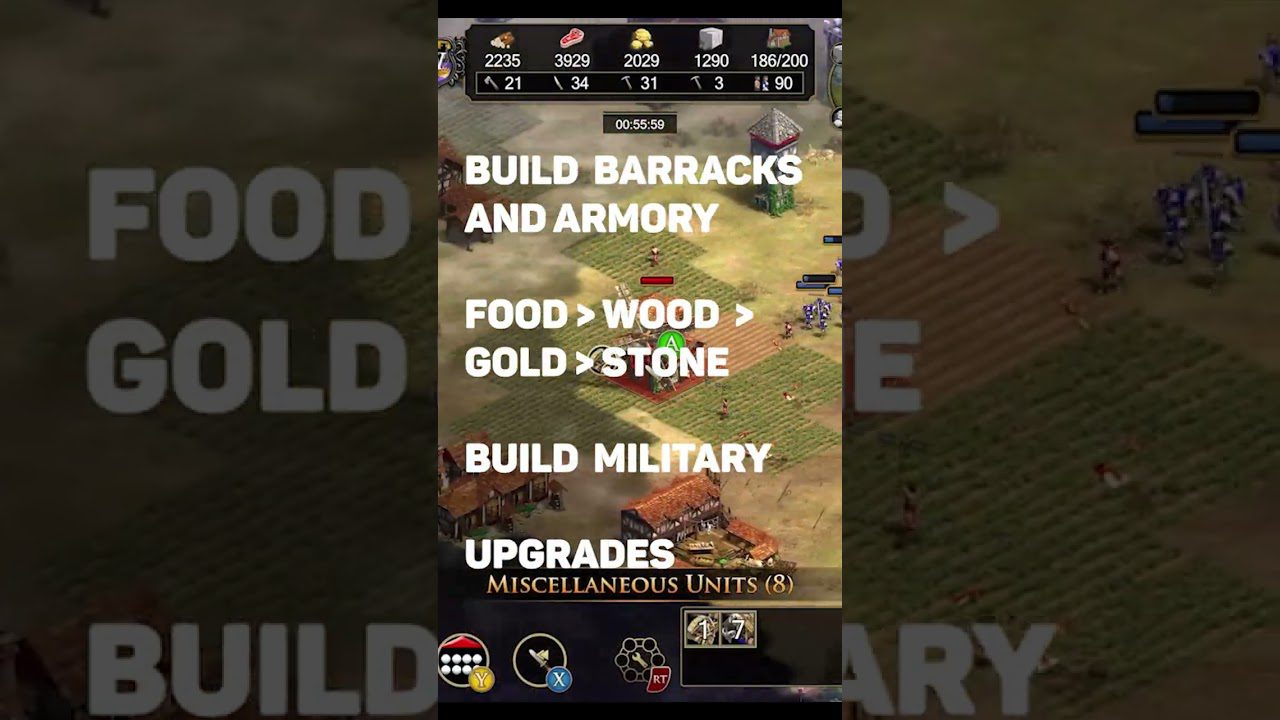 Sixty-Second Strategies and Tips for Age of Empires II