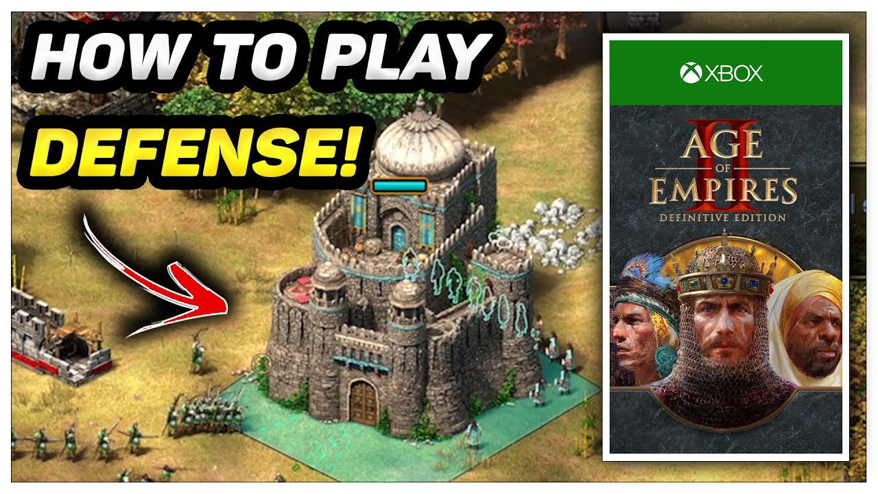 TOP TIPS for Defenses, Walls and Castles! Age of Empires 2 XBOX Guide for NEW PLAYERS!