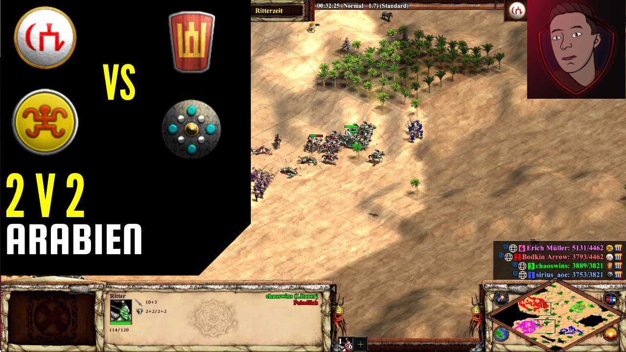 Tatars in 2v2 Featuring Erich Mueller in Age of Empires 2 Definitive Edition Rankings