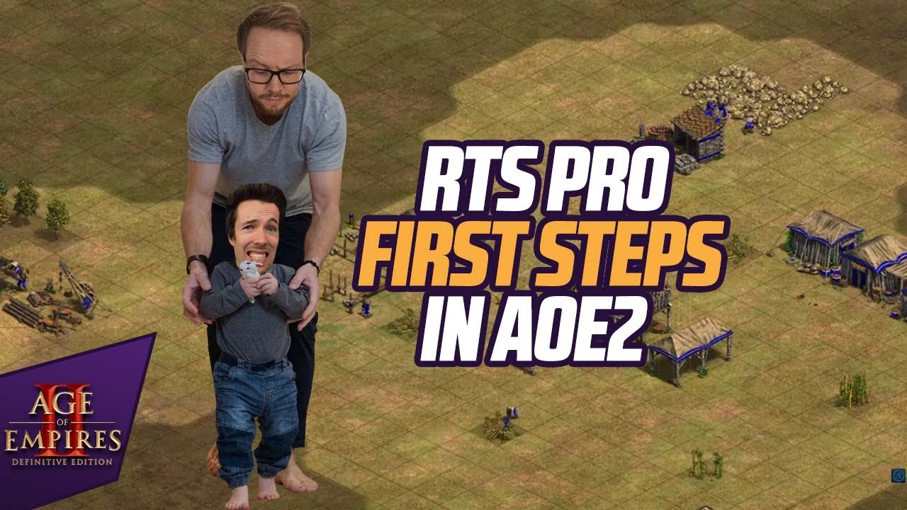 Teaching Aoe2 to a Warcraft3 Pro! | AoE2 meets WC3 ft. Grubby