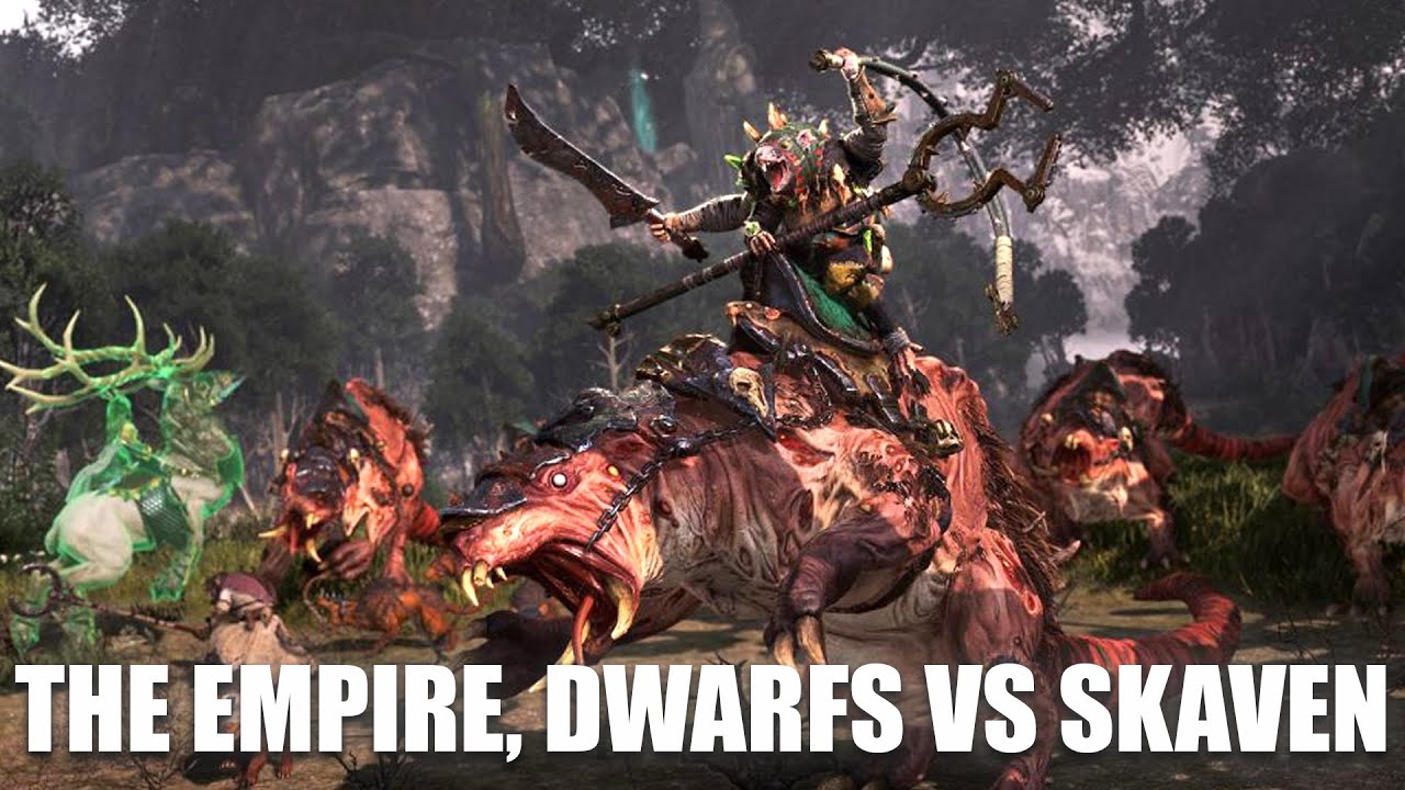 The Ultimate Battle: Empire, Dwarfs, and Skaven in Total War: Warhammer III Cinematic