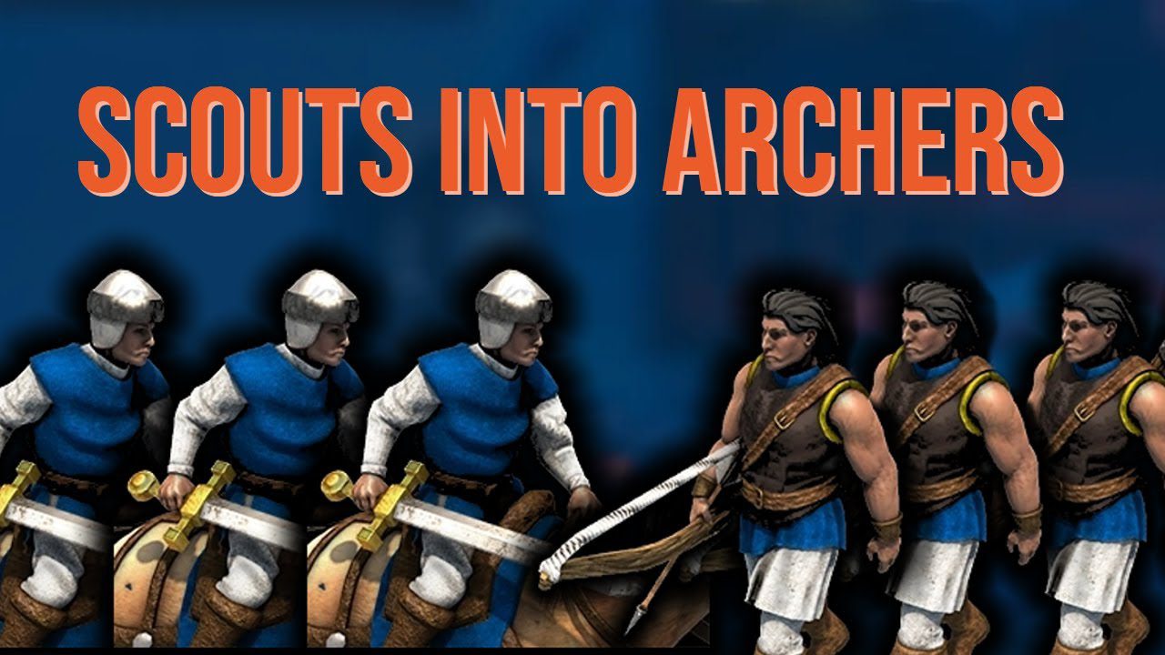 The best Scouts into archers build order! | Age of empires 2 DE