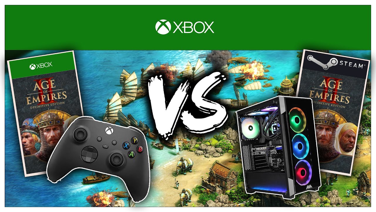 a XBOX player takes on PC players in Age of Empires 2 Definitive Edition!