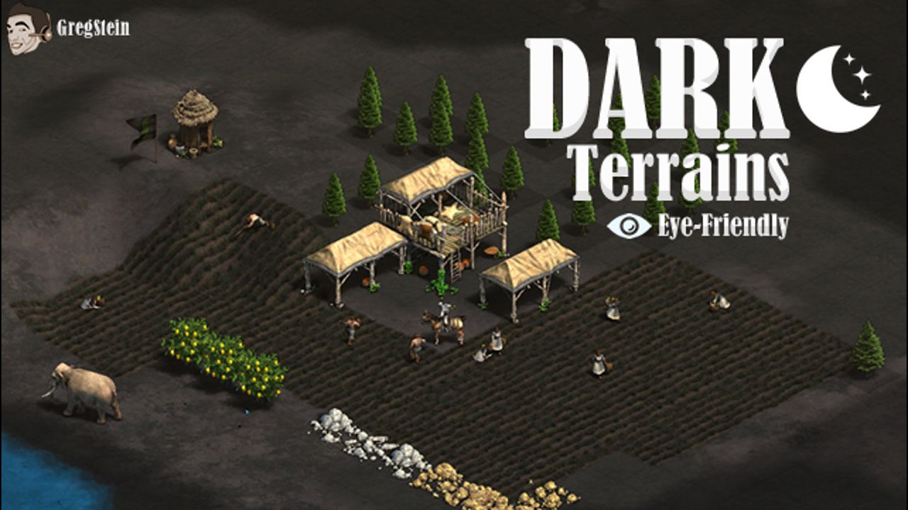 Dark terrains for age of empires 2