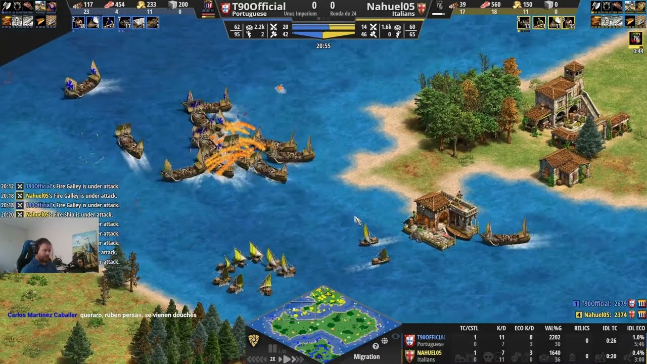 ip

Age of Empires II: Unparalleled Empire, Round 24: Nahuel05 Versus T90Official Plus Eskabe Versus Whoclip