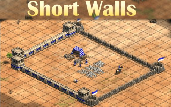 Short walls for Age of Empires 2