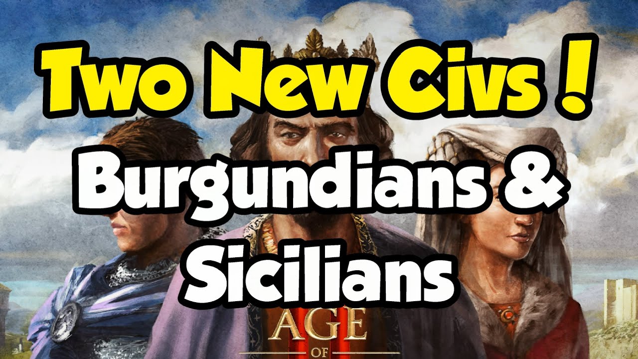 2 New AoE2 Civs! Burgundians & Sicilians