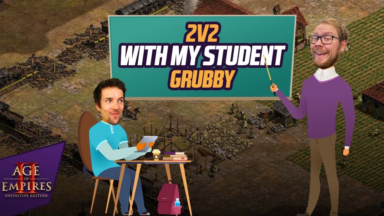 2v2 with my student : Grubby! | AoE2 meets WC3 ft. Grubby 2v2 with my student : Grubby! | AoE2 meets WC3 ft. Grubby