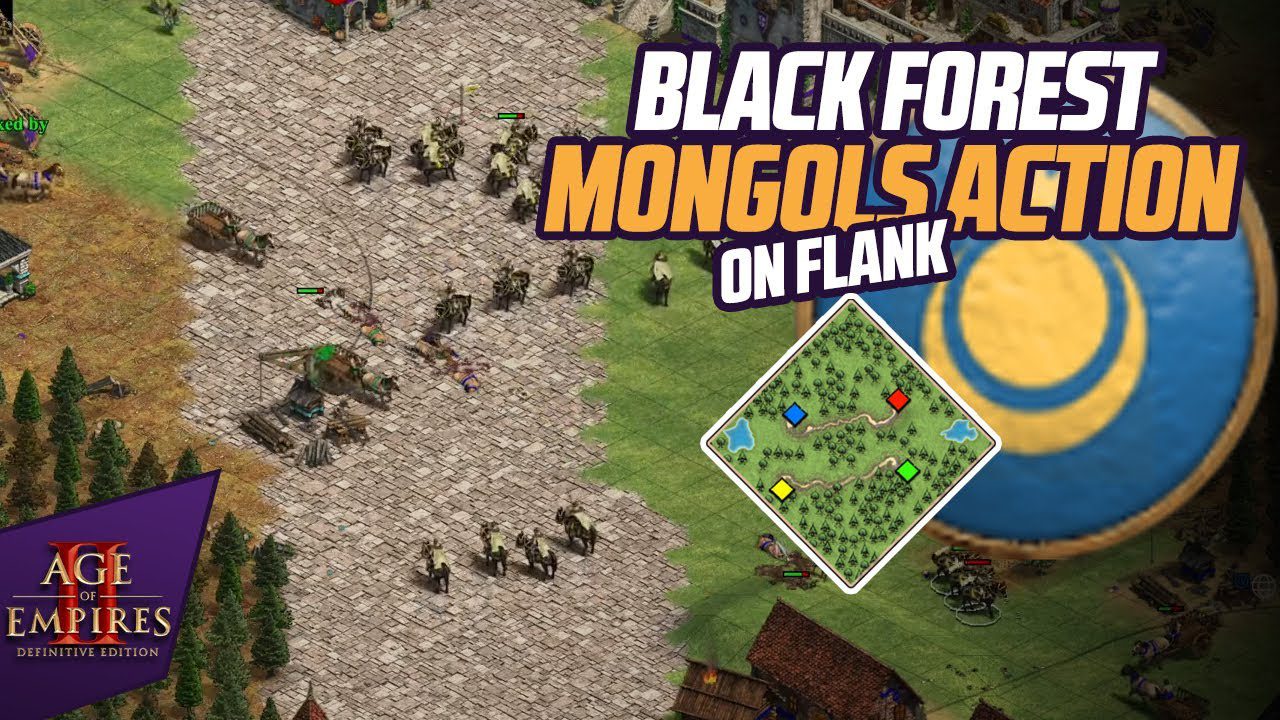 4v4 Black Forest | Mongols Action on the Flank!