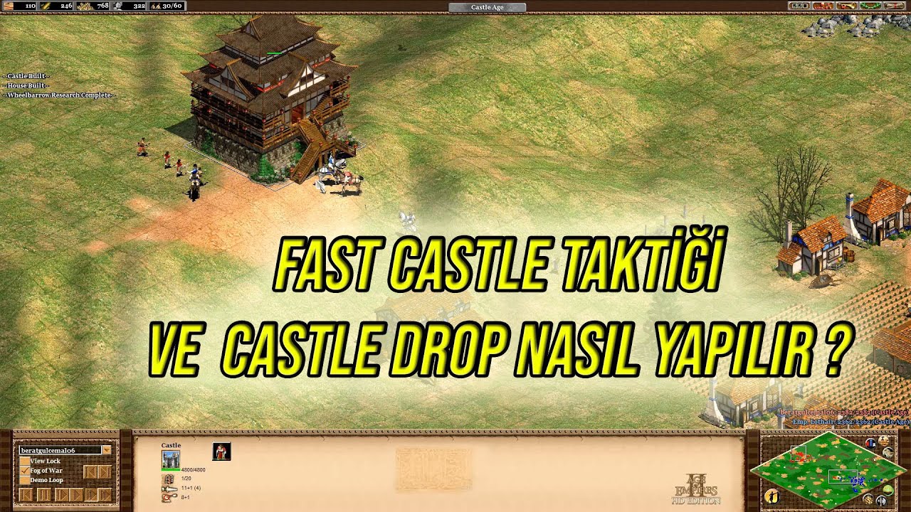 AGE OF EMPİRES II :NASIL KOLAY KAZANILIR ?FAST CASTLE NASIL YAPILIR?(yeni versiyonu kanala yuklendi) AGE OF EMPİRES II :NASIL KOLAY KAZANILIR ?FAST CASTLE NASIL YAPILIR?(yeni versiyonu kanala yuklendi)