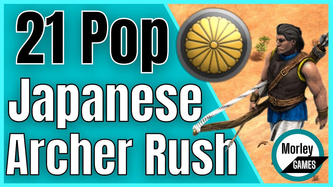 AOE2 Archer Rush Build Order | 21 pop Japanese AOE2 Archer Rush