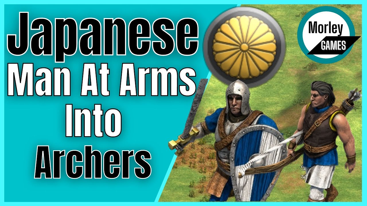AOE2 Japanese 20 Population Man at Arms Rush Into Archers Build Order