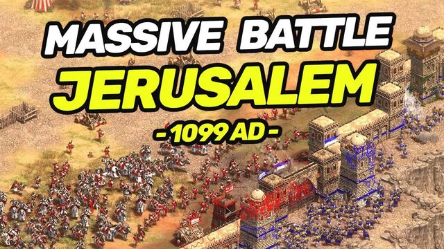 Age of Empires 2 Massive Battle – Jerusalem 1099