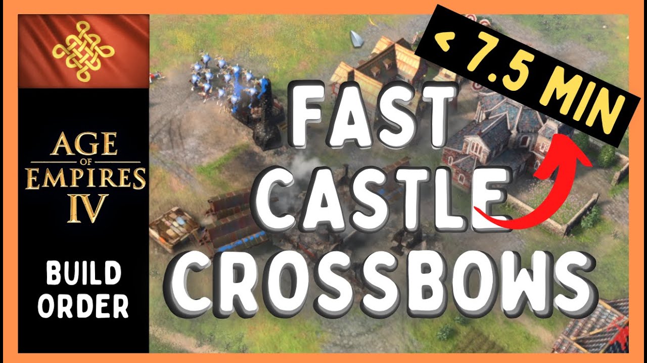 Age of Empires 4 Chinese Fast Castle | AOE 4 Crossbowman Rush Age of Empires 4 Chinese Fast Castle | AOE 4 Crossbowman Rush