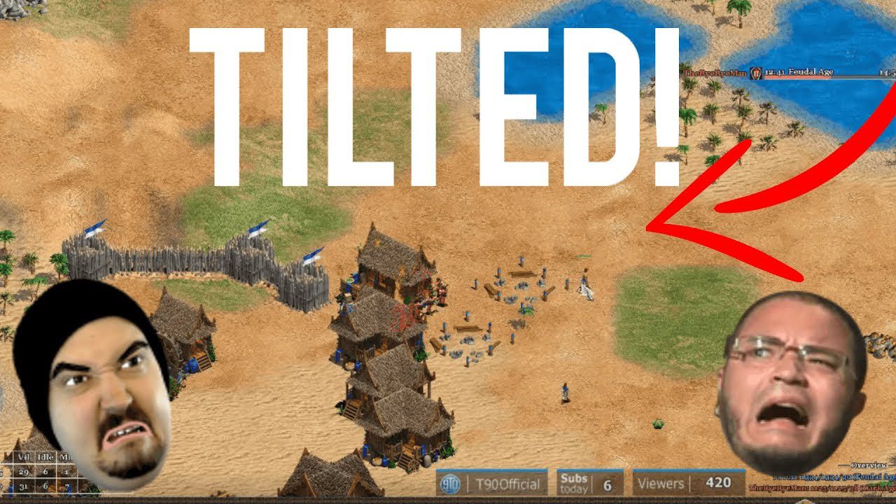 AoE2 – How to TILT your opponent! Fun 1v1! [Tatoh vs MBL]