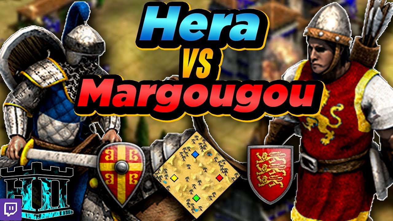 Byzantines vs Britons | 1v1 Arabia | vs Margougou | AoE2