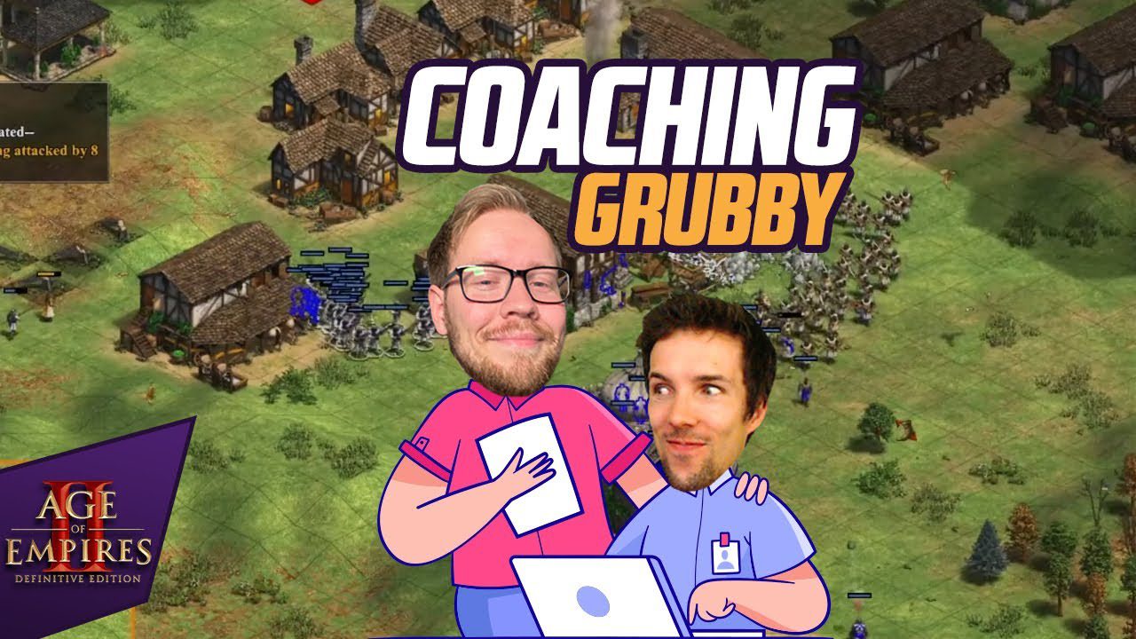 Coaching Grubby in Ranked | AoE2 meets WC3 ft. @GrubbyAOE