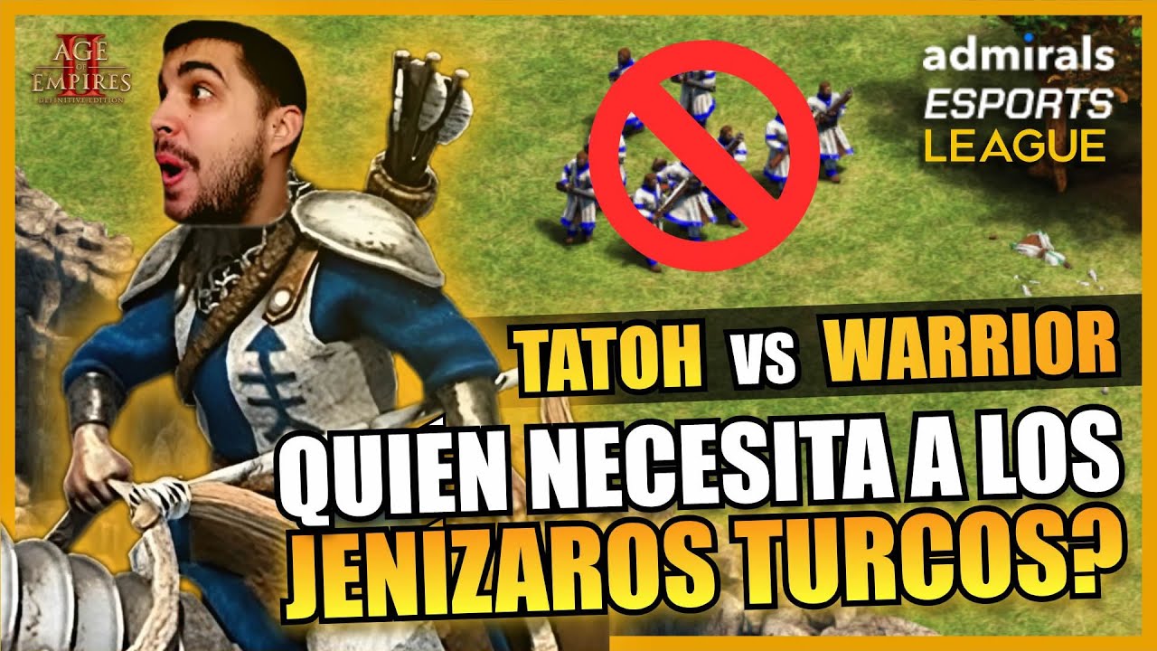 DESBLOQUEA el PODER de los TURCOS en Age of Empires 2 | R32 – Admirals League vs WARRIOR