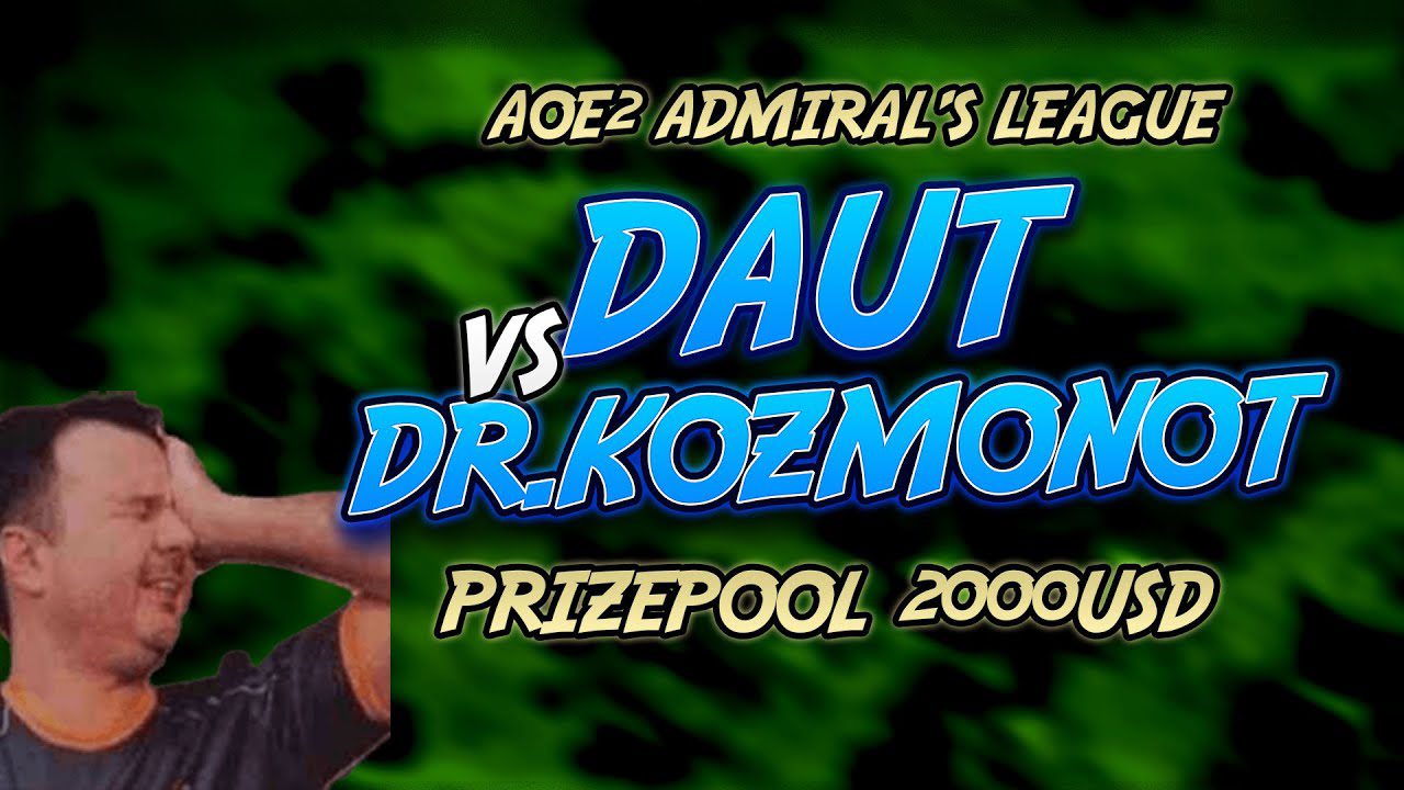 DauT vs Dr.Kozmonot: Admiral League | Age of Empires 2 Definitive Edition