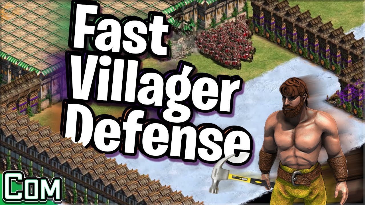 Fast Villager Defense! Cool AoE2 Game Mode!