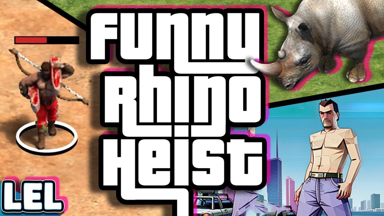 Funny Rhino Heist Funny Rhino Heist