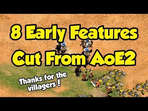 Re-implementing Cut/Planned Features from AoE 2’s Early Days: Should Forgotten Try?