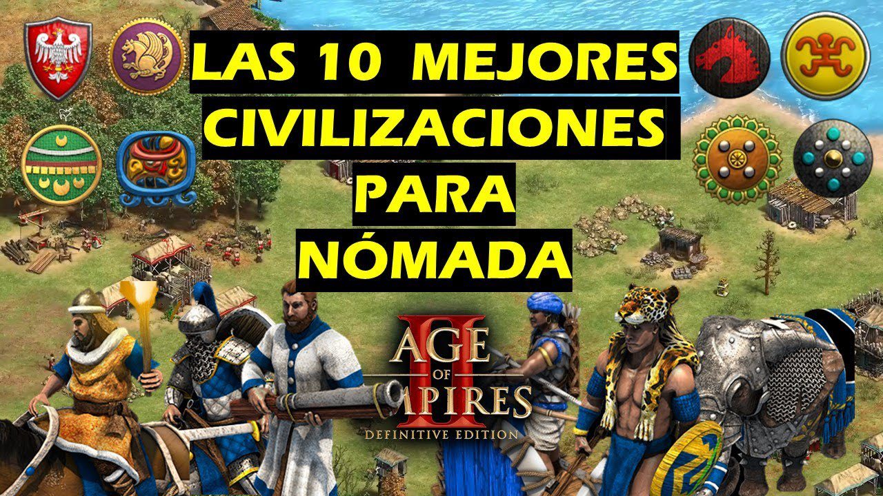 LAS 10 MEJORES CIVILIZACIONES PARA NÓMADA, age of empires 2 Definitive edition. DEMO, AoE2 LAS 10 MEJORES CIVILIZACIONES PARA NÓMADA, age of empires 2 Definitive edition. DEMO, AoE2