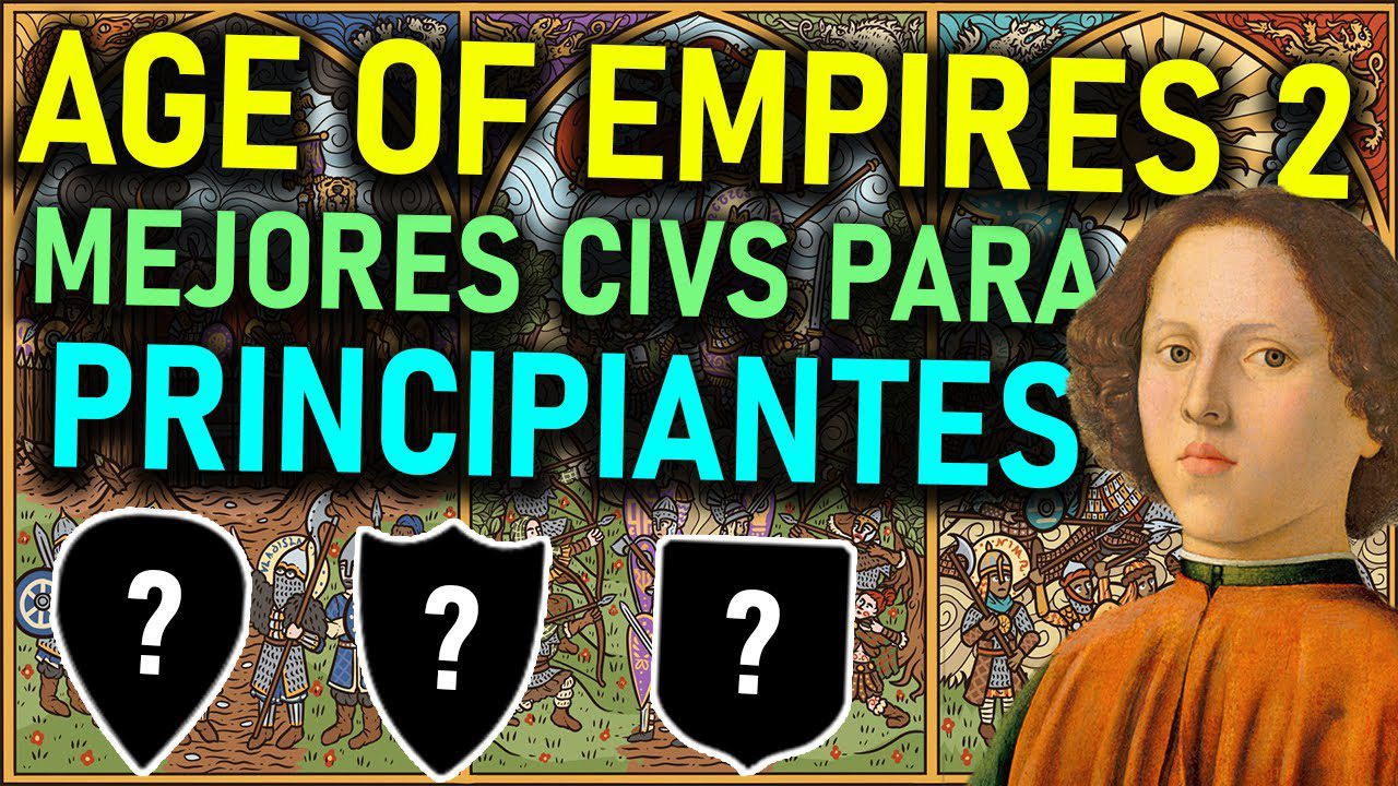✅ MEJORES CIVS para PRINCIPANTES en AGE OF EMPIRES 2
