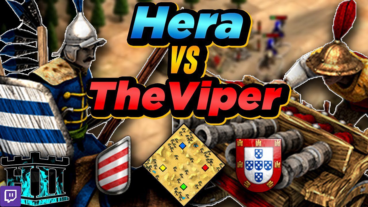 Magyars vs Portuguese | 1v1 Arabia | vs TheViper | AoE2