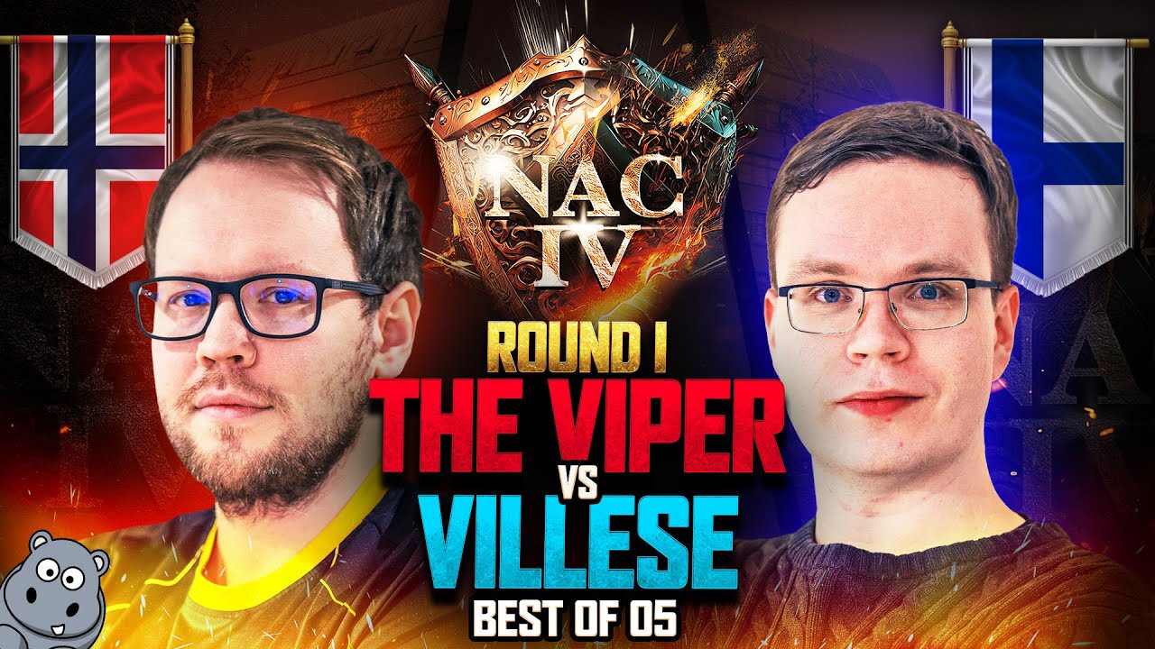NAC 4 – Day 1 – THE VIPER vs VILLESE – Cast by T90 and Dave NAC 4 – Day 1 – THE VIPER vs VILLESE – Cast by T90 and Dave