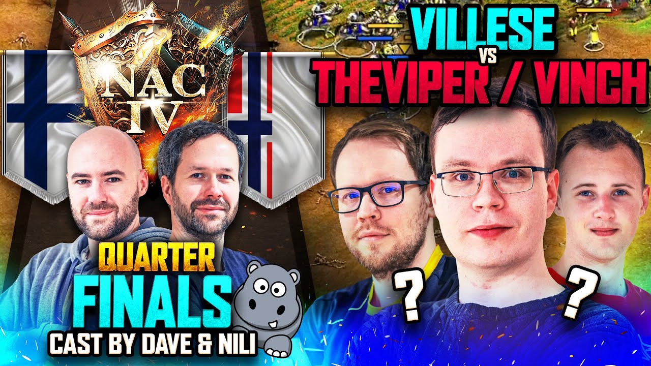 NAC 4 – QUARTERFINAL – VILLESE vs VIPER/VINCH – DAVE and NILI casting!