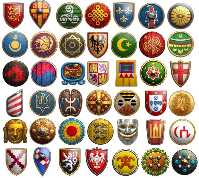 BigJPG.com’s AI upscaled Civ emblems in 16× scale. BigJPG.com’s AI upscaled Civ emblems in 16× scale.