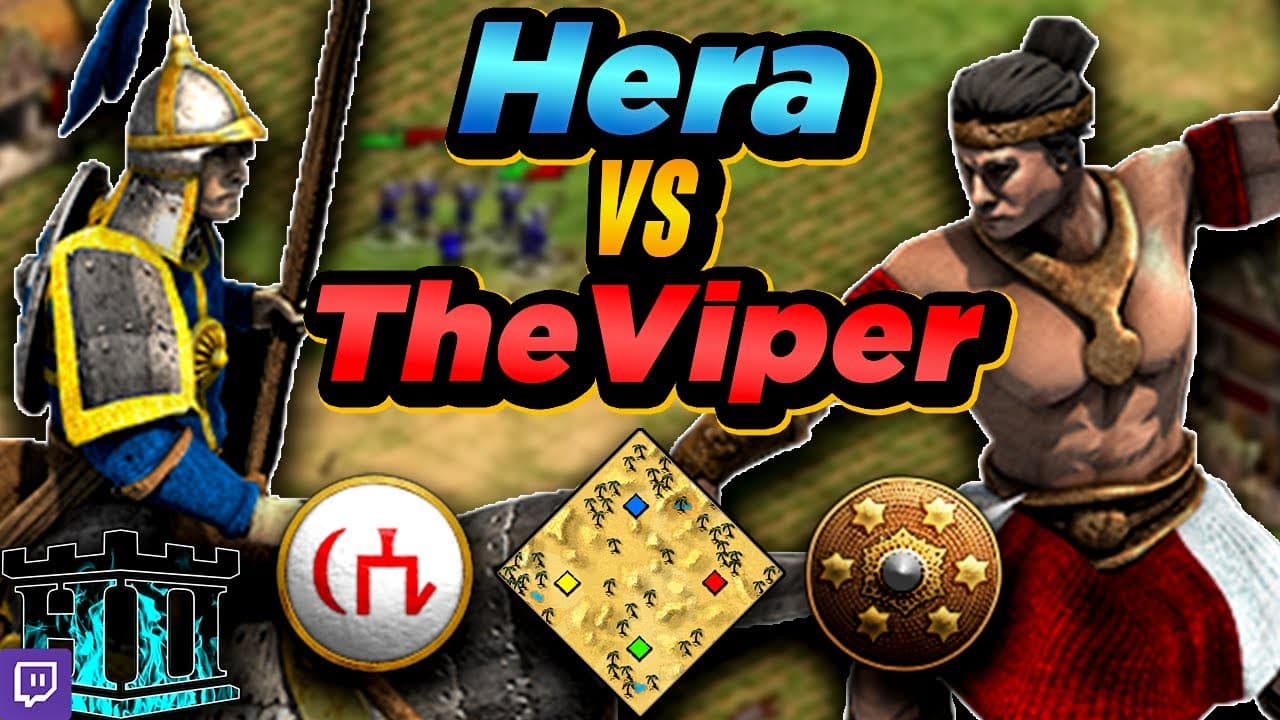 Tatars vs Malay | 1v1 Arabia | vs TheViper | AoE2