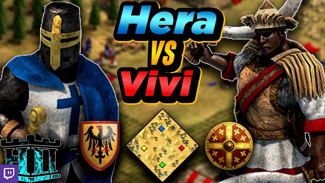 Teutons vs Ethiopians | 1v1 Arabia | vs Vivi | AoE2