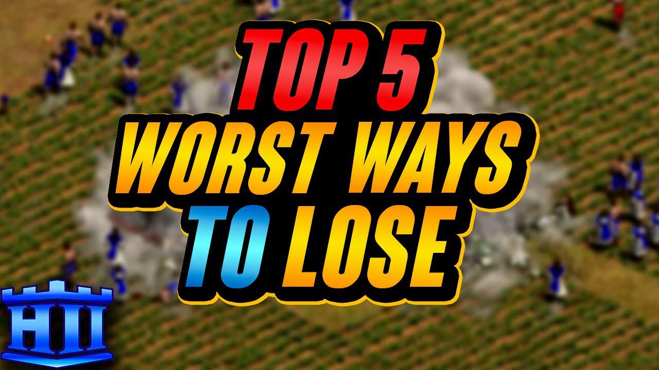 Top 5 Worst Ways To Lose A Game In AoE2 Top 5 Worst Ways To Lose A Game In AoE2