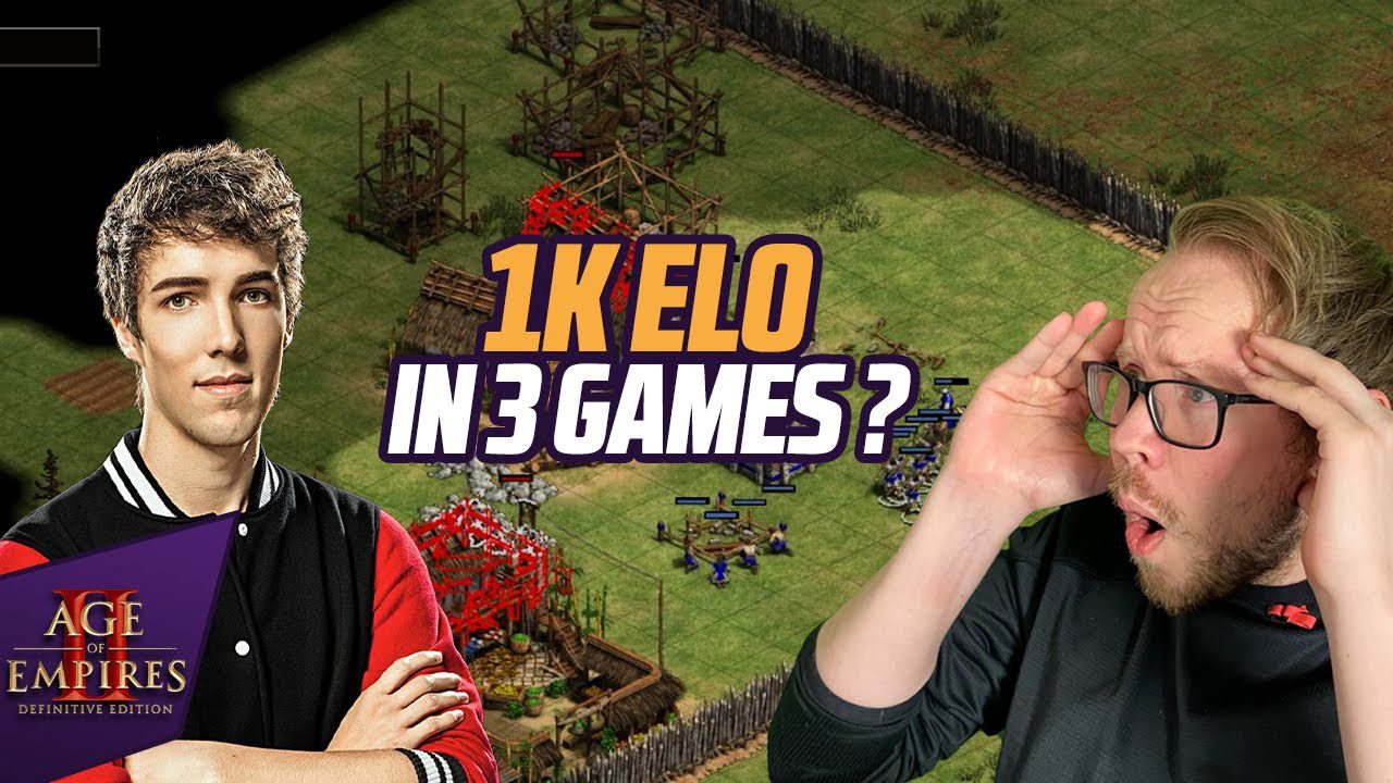 Will Grubby reach 1k elo? Third ranked game | AoE2 meets WC3 ft. Grubby ...