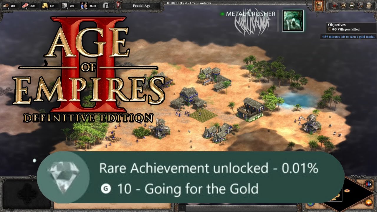 Age of Empires II: DE – Going for the Gold Achievement Guide