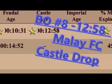 Build Order #8 ➤ Malay Fast Castle in 12:58 into Castle Drop ➤ Age of Empires 2 : Definitive Edition