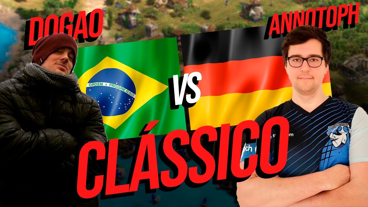 CLÁSSICO! – Brasil vs Alemanha – Copa das Nações | Jogo 1 | AGE OF EMPIRES 2