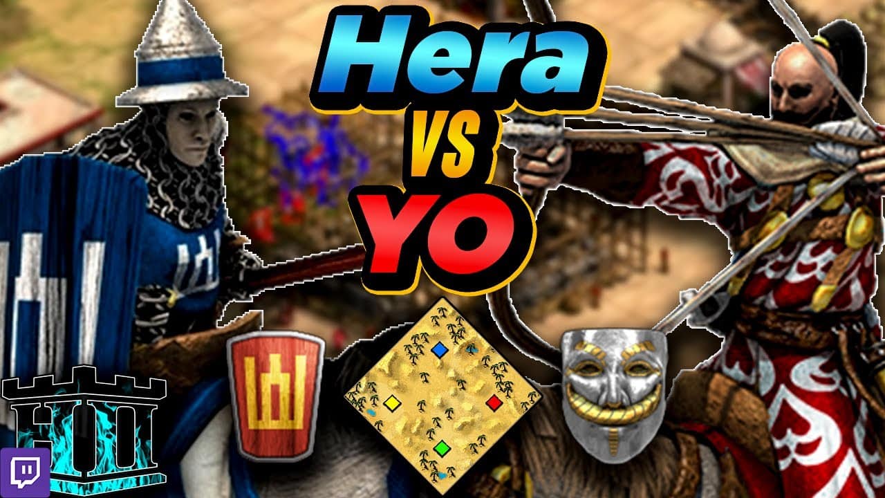 Lithuanians vs Cumans | 1v1 Arabia | vs Yo | AoE2