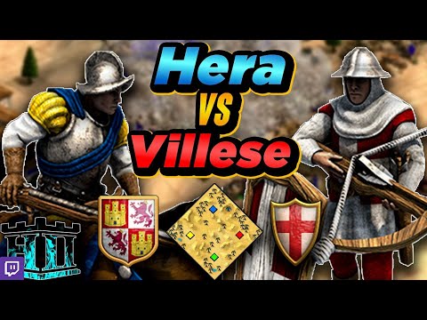 Spanish vs Italians | 1v1 Arabia | vs Villese | AoE2